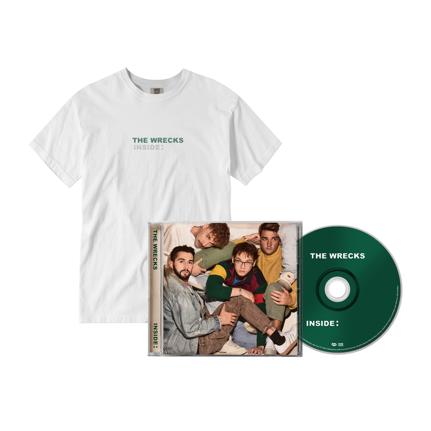 INSIDE : CD & Embroidered Tee Fan Pack