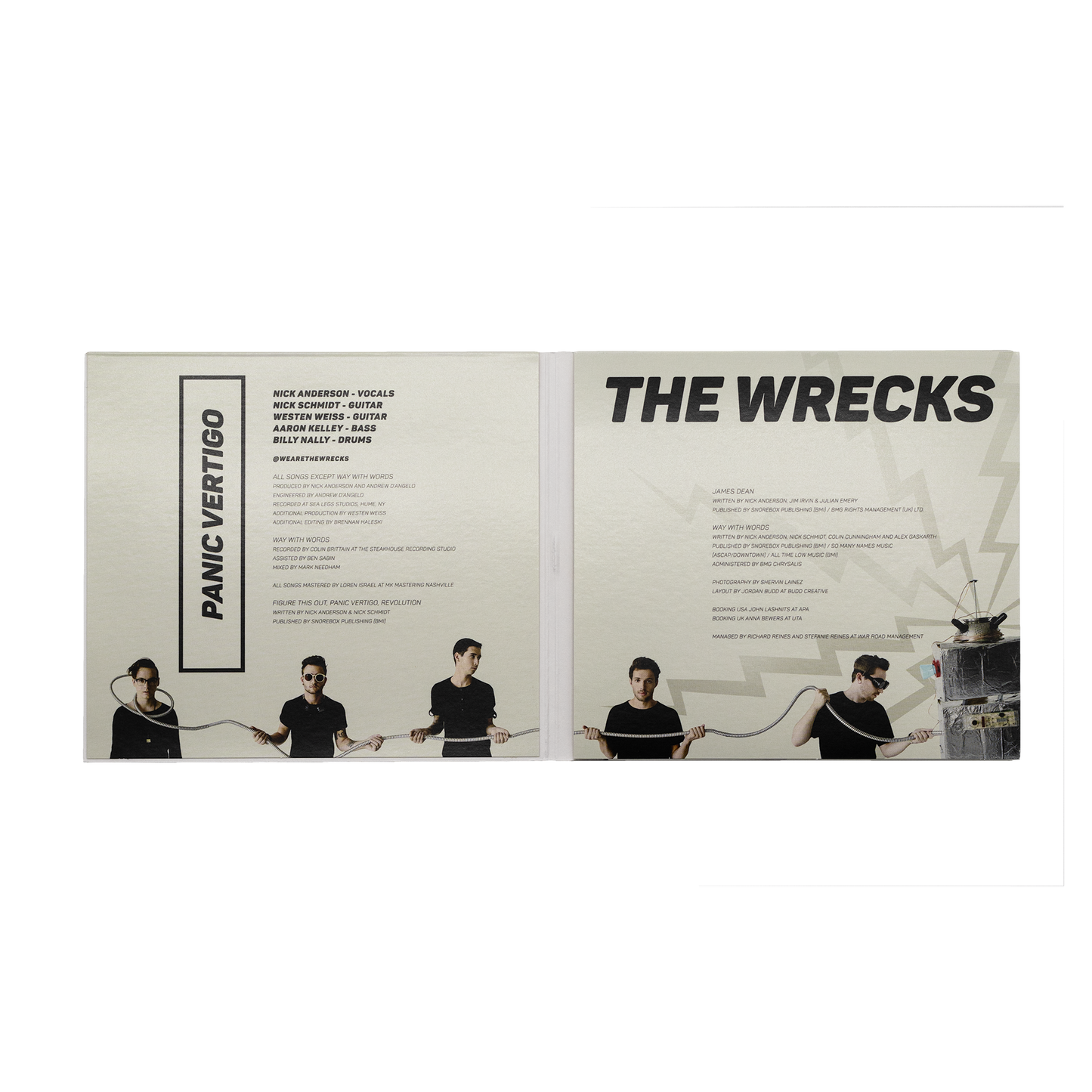 Panic Vertigo CD album art