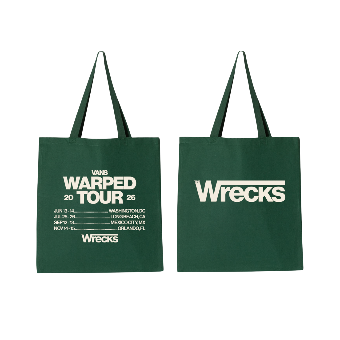 Warped Tour Tote Bag