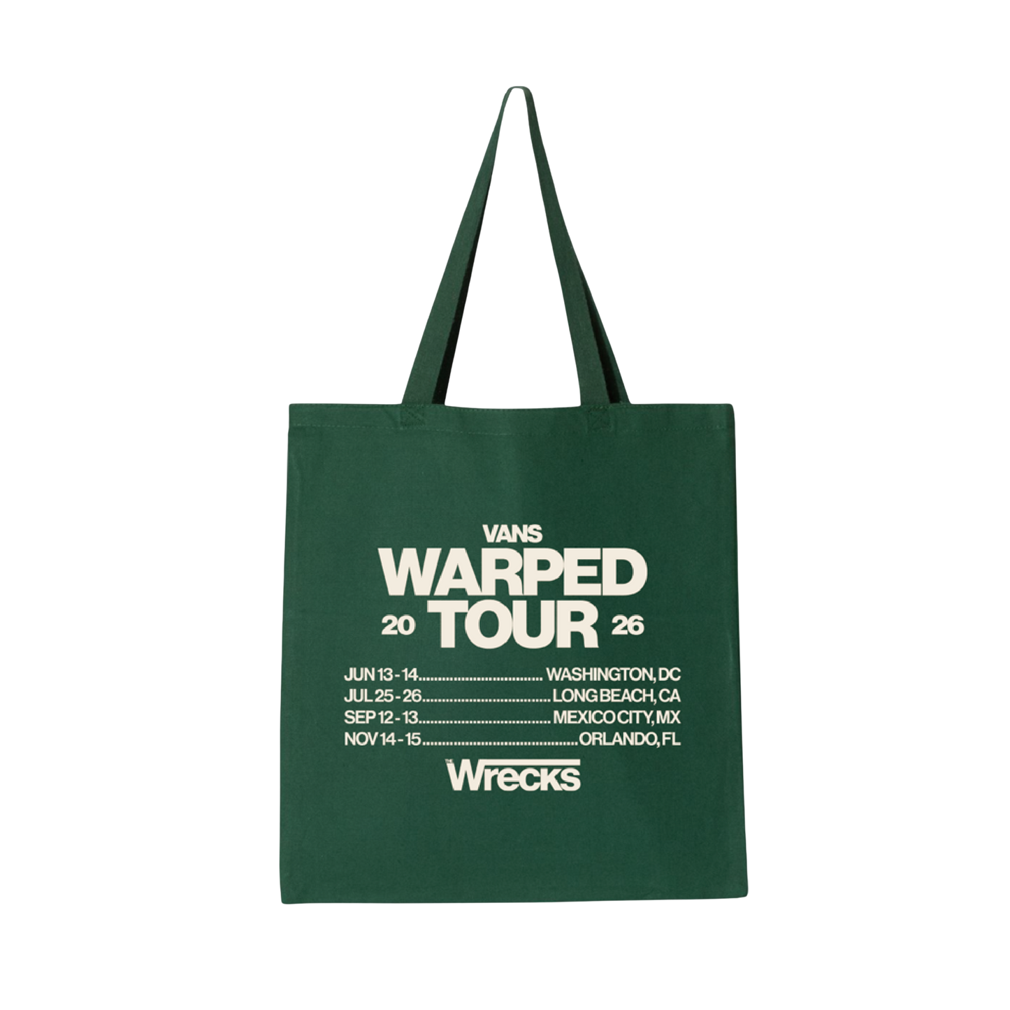 Warped Tour Tote Bag