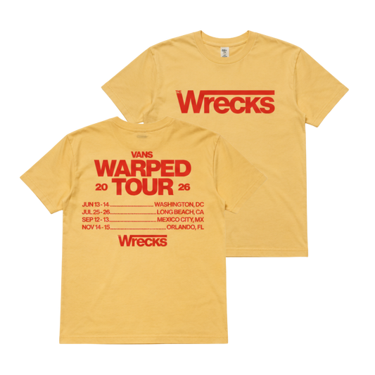 Warped Tour Mustard Logo Tee