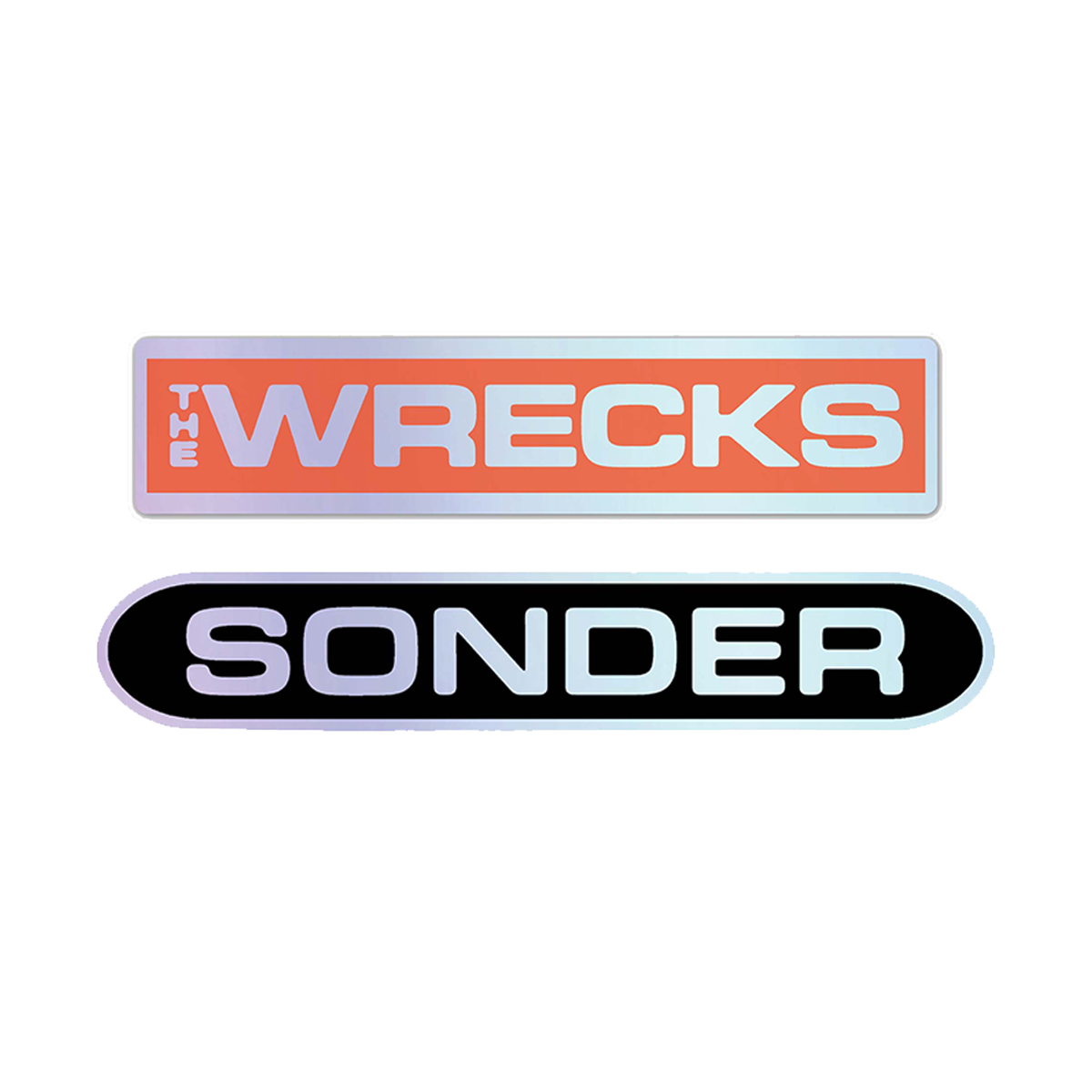 The Wrecks Holographic Sticker Pack